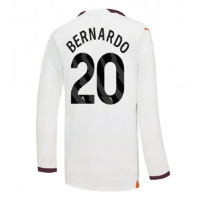 Maillot de foot Manchester City Bernardo Silva #20 Extérieur 2023-24 Manche Longue